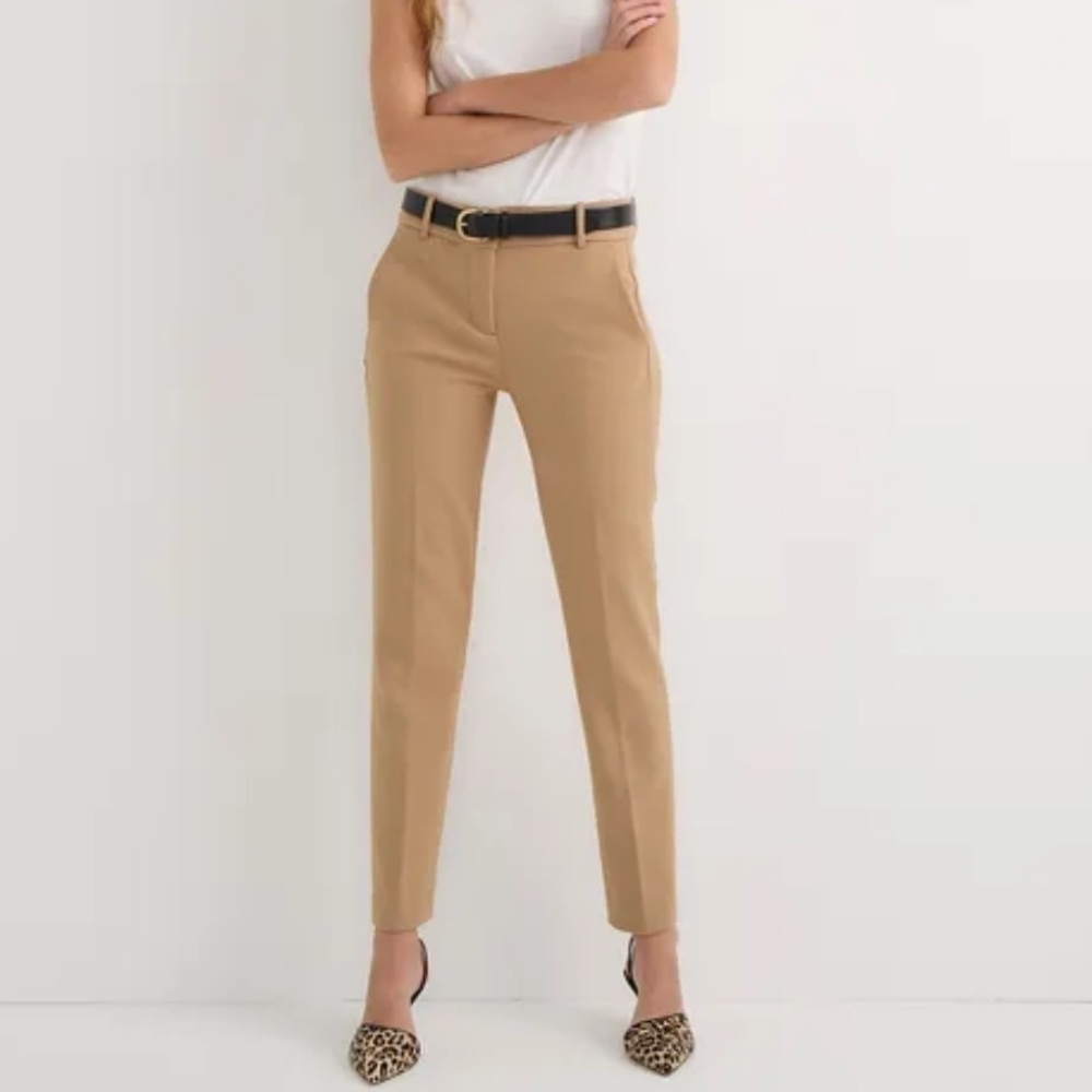 NWT J. Crew Cameron Slim Cropped Pants in Four Season Stretch